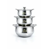 Stainless steel Serving bowls with lid01