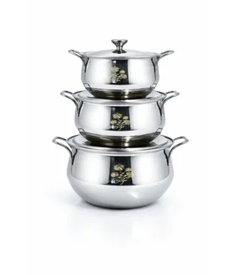 Kumar Cookware Stainless steel Serving bowls with lid