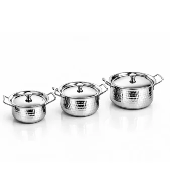 Kumar Cookware Stainless Steel Serving Bowls with Lid